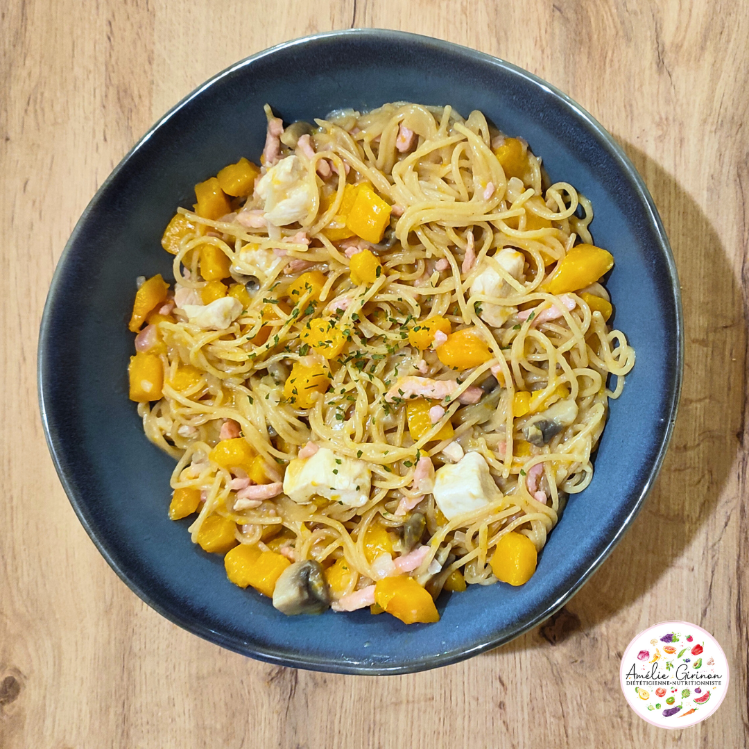 One-Pot Pasta Butternut poulet